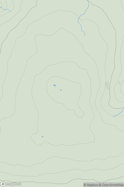 Thumbnail image for White Hill [Lancashire, Cheshire and S Pennines] [SD673587] showing contour plot for surrounding peak